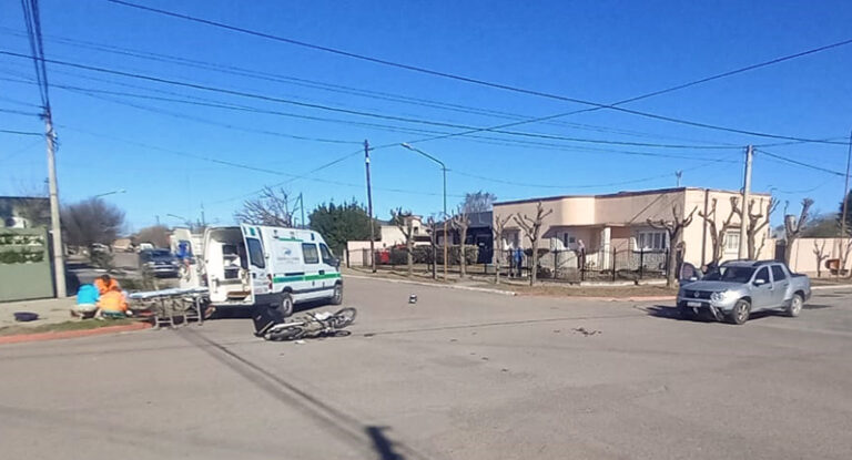 Choque ciclista lesionado castex 12junio2023