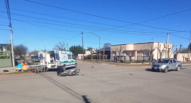 Choque ciclista lesionado castex 12junio2023
