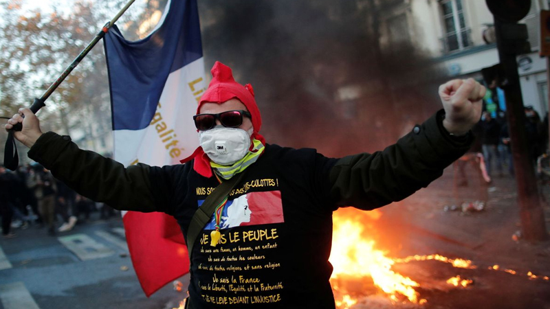 Francia protestas