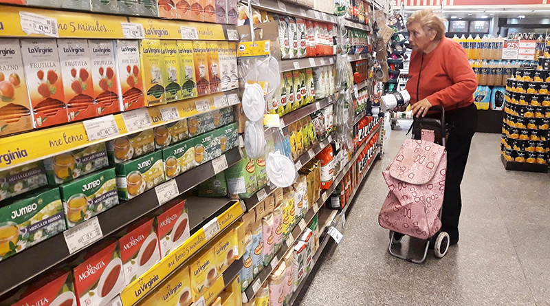 Supermercado Gondola Adulta Compras 31mayo2023