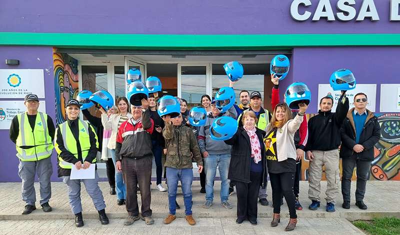 Seguridadvial cascos motociclistas caleufu 8agosto2023
