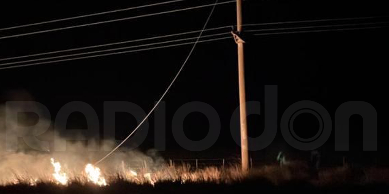 Incendio Linea Energia Trenel Apagon 19agosto2023