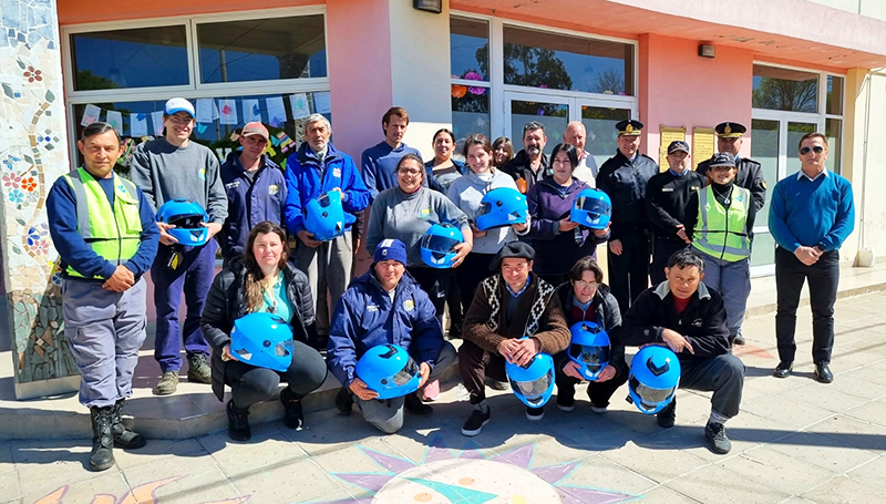 Seguridadvial capacitacion motociclistas rolon cascos 28setiembre2023