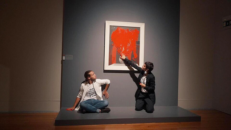 Ambientalistas danios cuadro picassopablo portugal 13octubre2023