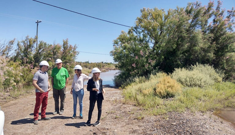 Petroleo pozos recorrida funcionarios crecida riocolorado 12enero2024