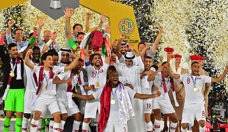 Copaasia Qatar Campeon Festejo 10febrero2024