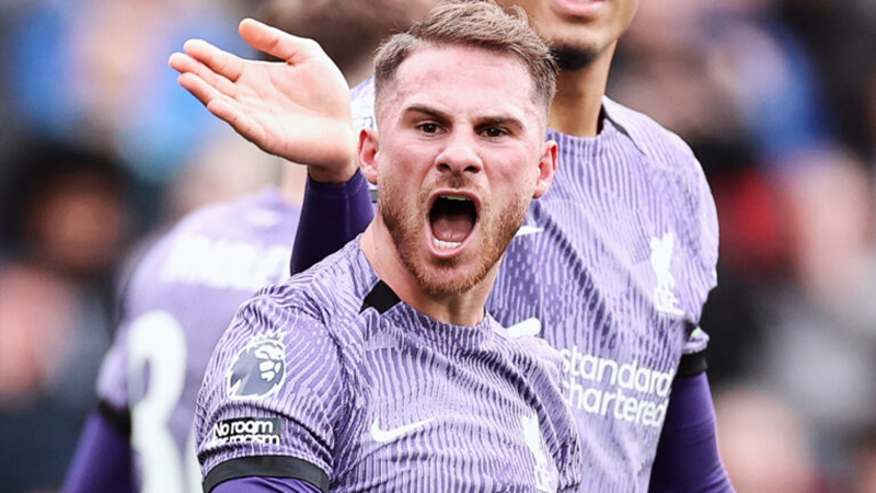 Macallisteralexis gol festejo liverpool 17febrero2024