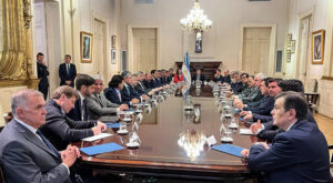 Gobernadores reunion casarosada 30marzo2024
