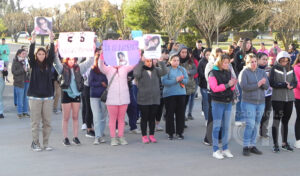 Femicidio montenievas marcha policia pancartas 29junio2024