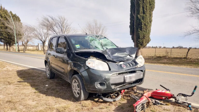 Motociclista fallecimiento choque bernasconi 30junio20245