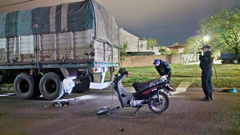 Choque fallecimiento motociclista generalpico policia 22setiembre2024