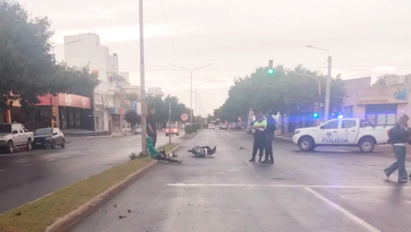 Motociclista choque cantero fallecimiento acompaniante santarosa 16noviembre2024