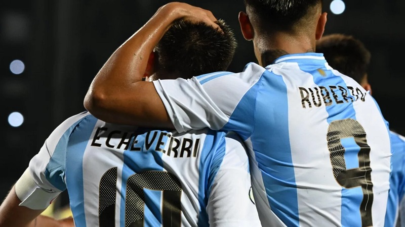 Sudamericao Sub20 Argentina Festejo 24enero2025