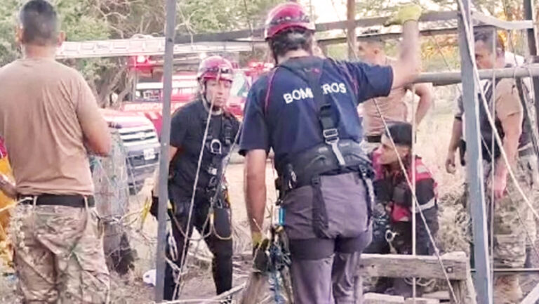 Toay Bomberos Rescate Pozo 2enero2024