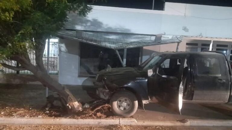 Camioneta Choque Arbol Trenel 30enero2025