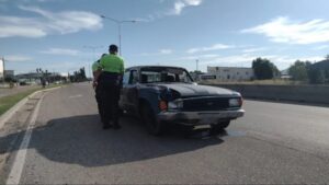 Choque Mujer Fallecimiento Santarosa Fordfalcon 16enero2025