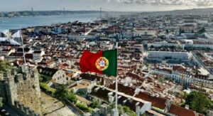 Portugal Poblacion Bandera Aerea 4enero2025