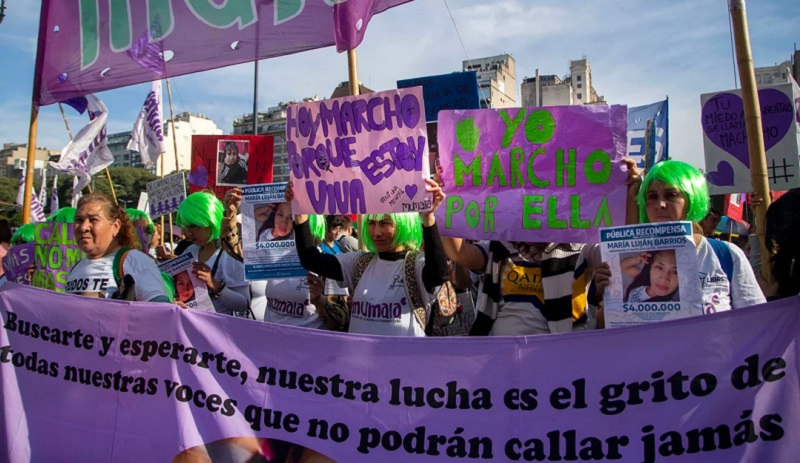 Femicidios Protesta Banderas 3febrero2025