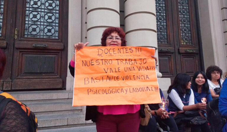Jujuy docente fallecida cartel 30marzo2025