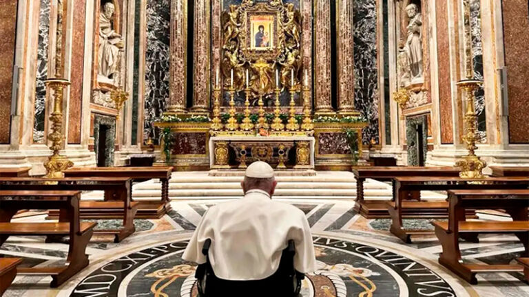 Francisco basilicasantamarialamayor 22abril2025