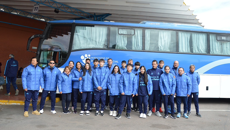 Juegospatagonicos deportistas lapampa viaje 20abril2025