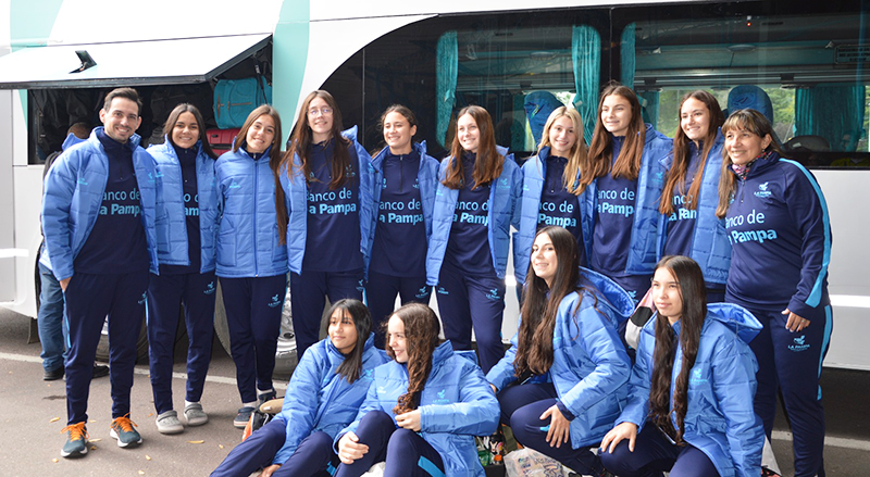 Juegospatagonicos seleccion voleyfemenino lapampa viaje 20abril2025