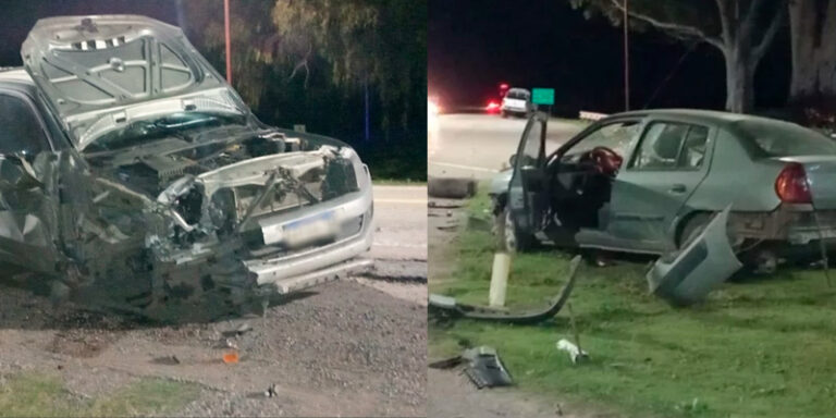 Choque auto camioneta rutanacional5 anguil 27abril2025