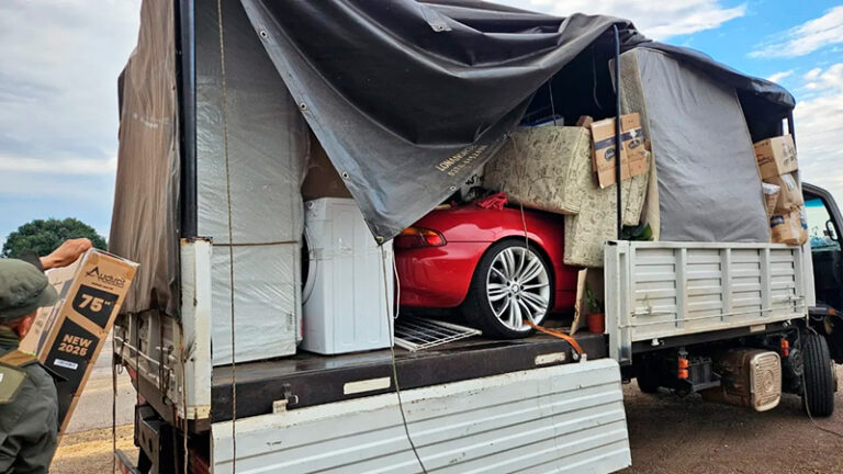 Bmw camion mudanzas secuestro corrientes 5mayo2025
