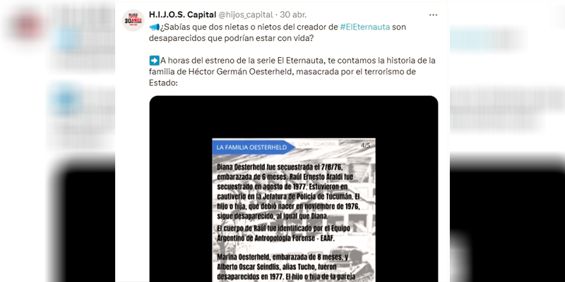 Eleternauta hijos busqueda nietos 22mayo2025.webp