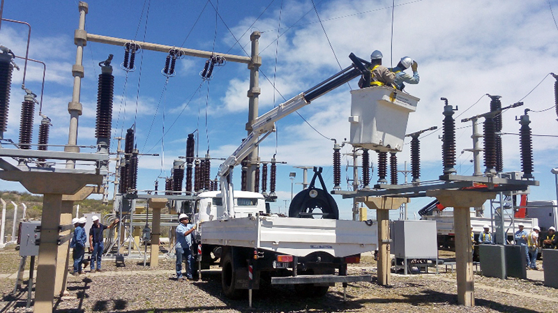 Energia subestacion lapampa trabajadores 13mayo2025