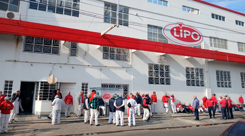 Lipo fabrica trabajadores paro 16mayo2025