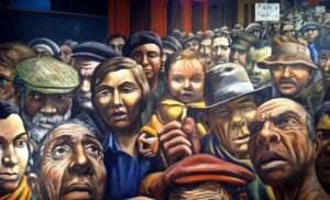 Trabajadores cuadro ilustracion 1mayo2025