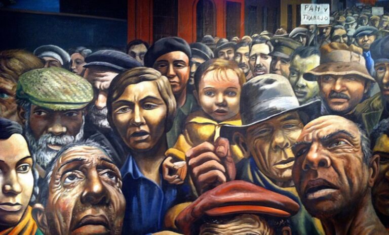 Trabajadores cuadro ilustracion 1mayo2025