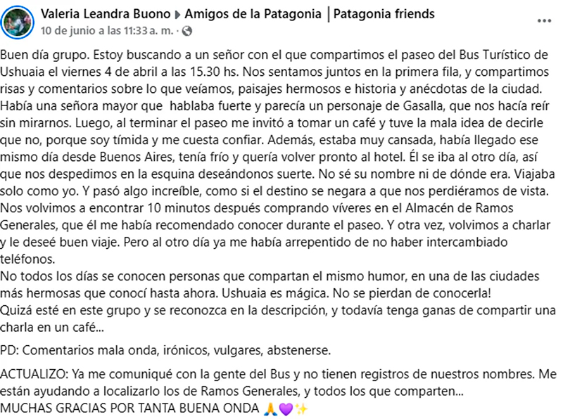 Buonovalerialeandra busqueda amor posteo 14junio2025