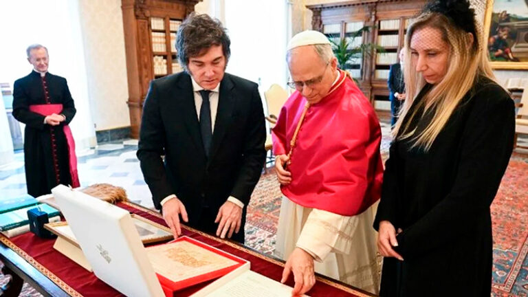 Leonxiv milei hermanos vaticano 7junio2025