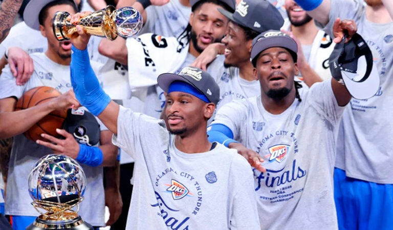 Nba oklahoma campeon festejo 23junio2025