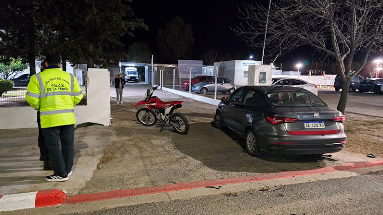 Choque moto remisero hospital castex 25junio2025 1