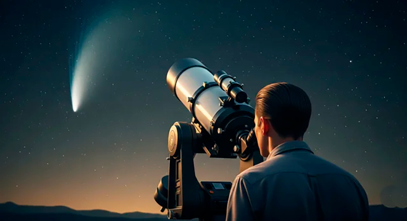 Cometa halley telescopio 28junio2025