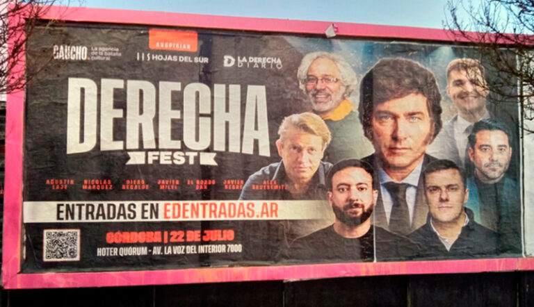 Derechafest afiche cordoba 22julio2025