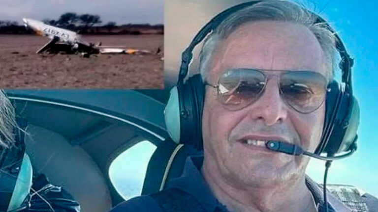Grazzianojorge intendente villareducción fallecimiento avioneta 22julio2025