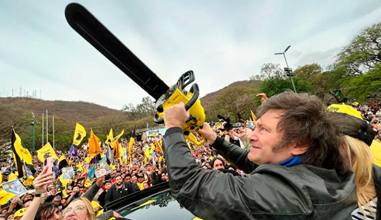 Mileijavier motosierra militantes lla 7julio2025