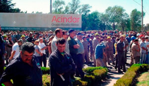Acindar trabajadores protesa sannicolas 26agosto2025