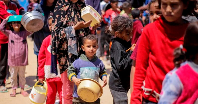 Palestina ninios desnutricion gaza 12agosto2025