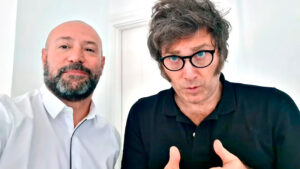 Spagnuolodiego mileijavier selfie 22agosto2025