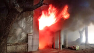 Incendio tienda guatrache detenido 10agosto2025