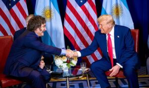 Mileijavier trumpdonald saludo banderas 19setiembre2025