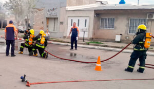 Bomberos cadetes egreso practica anguil 15setiembre2025