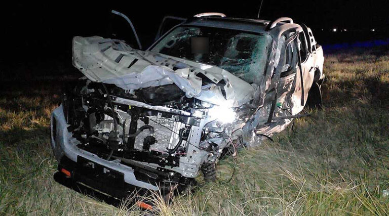 Choque azul pampeanos lesionados camioneta 5setiembre2205
