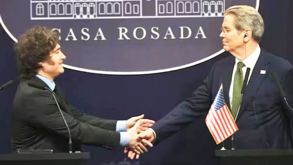 Bessentscot mileijavier saludo 24octubre2025