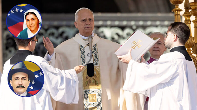 Leonxiv santos venezolanos 19octubre2025